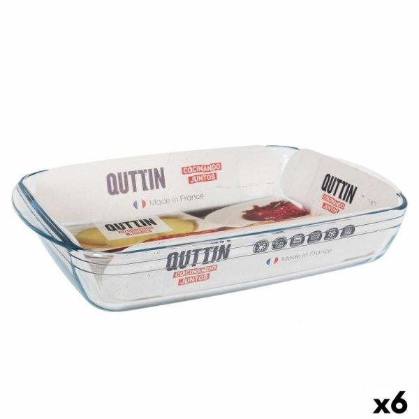 Kemencés ételeknek való tartó Quttin Átlátszó Üveg Négyszögletes 5 L
40,2 x 26,4 x 7 cm (6 egység) MOST 56244 HELYETT 32277 Ft-ért!