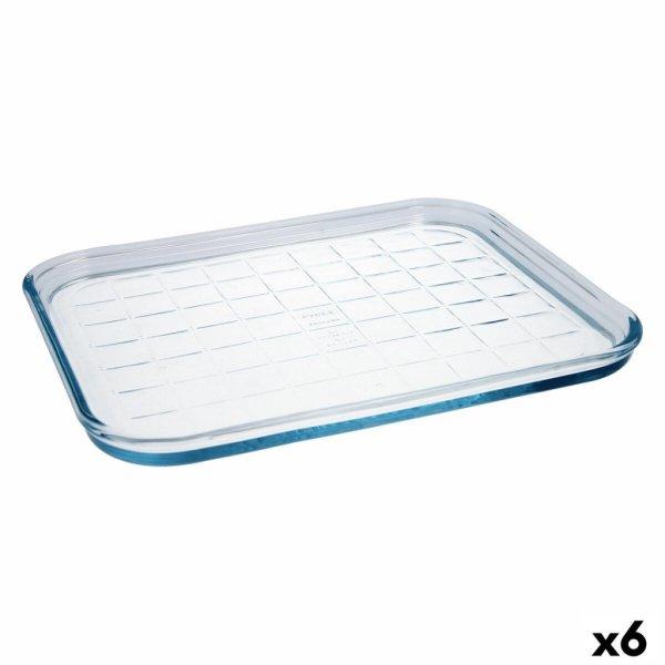 Téglalap alakú sütőforma Pyrex Classic Vidrio Átlátszó Üveg 33 x 27 x 2
cm Sík (6 egység) MOST 68704 HELYETT 51698 Ft-ért!