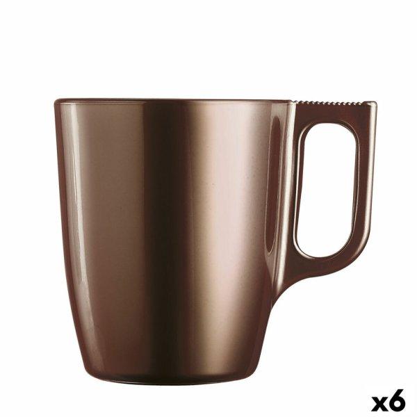Taza Bögre Luminarc Flashy Barna 250 ml Üveg (6 egység) MOST 18779 HELYETT
12947 Ft-ért!