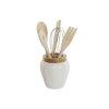 Fazk konyhai eszkzkhz DKD Home Decor Fehr Bambusz Porce