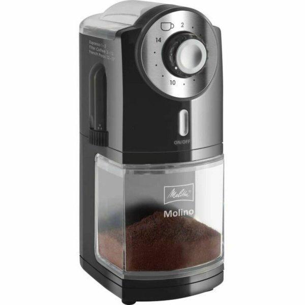 Kávédaráló Melitta 1019-02 200 g Fekete Műanyag 1000 W 100 W MOST 59825
HELYETT 45018 Ft-ért!