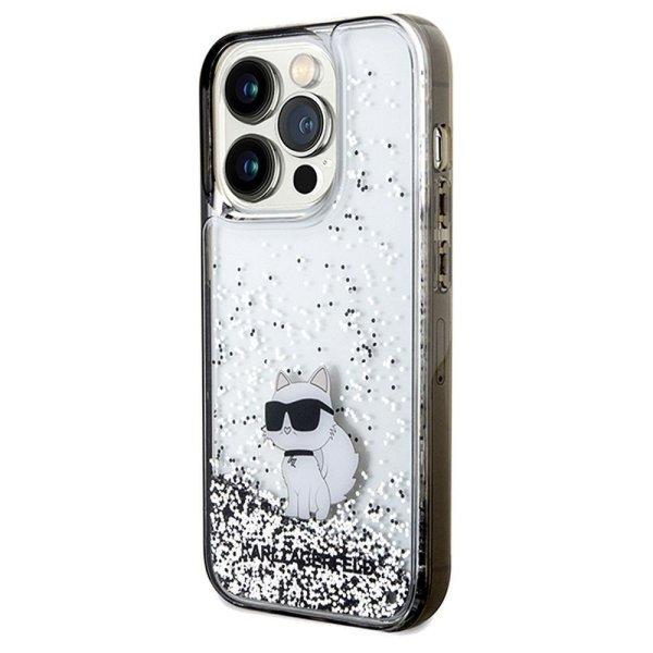 Eredeti előlap KARL LAGERFELD KLHCP14XLKCNSK iPhone 14 Pro Max (folyékony
Glitter C / átlátszó) tok