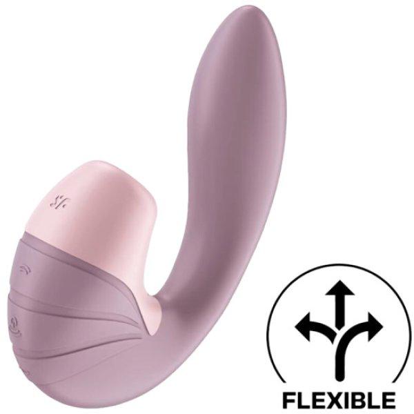 SATISFYER - SUPERNOVA AIR PULSE STIMULATOR & VIBRATION PINK