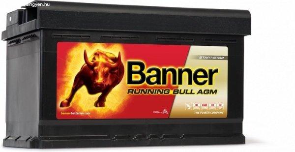 Banner Running Bull AGM Akkumulátor - 80Ah - J+