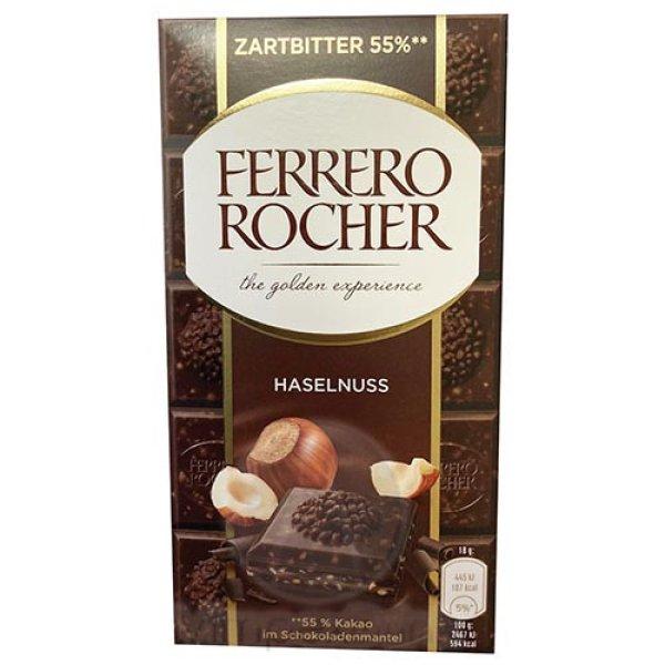 Rocher Prémium Táblás ét Mogyoró 90g