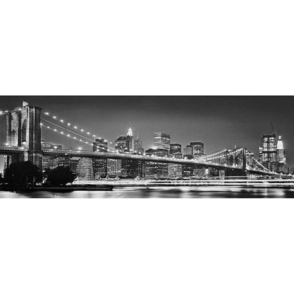 Brooklyn hídat ábrázoló tapéta, 400x140 cm, fekete-fehér - BROOKLIN -
Butopêa