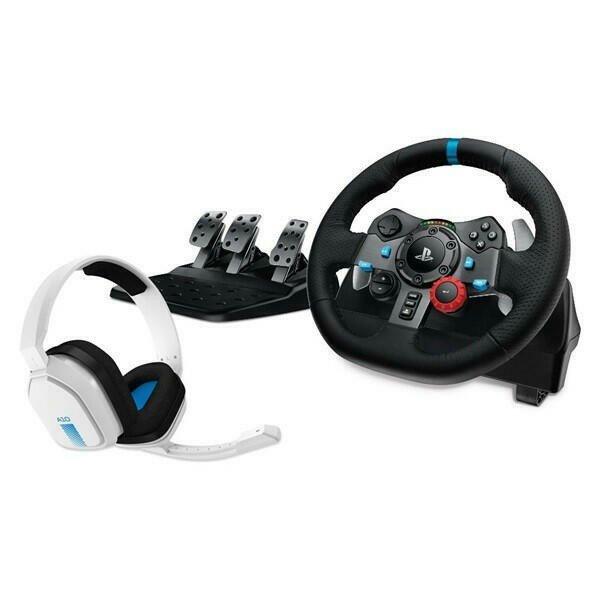 LOGITECH Játékvezérlő - G29 Driving Force Racing Kormány PS3/PS4/PS5/PC +
Astro A10 Gaming headset, fehér