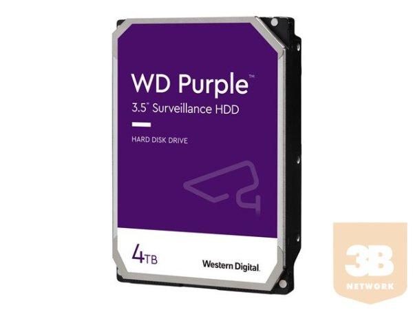 WD Purple 4TB SATA HDD 3.5inch internal 256MB Cache