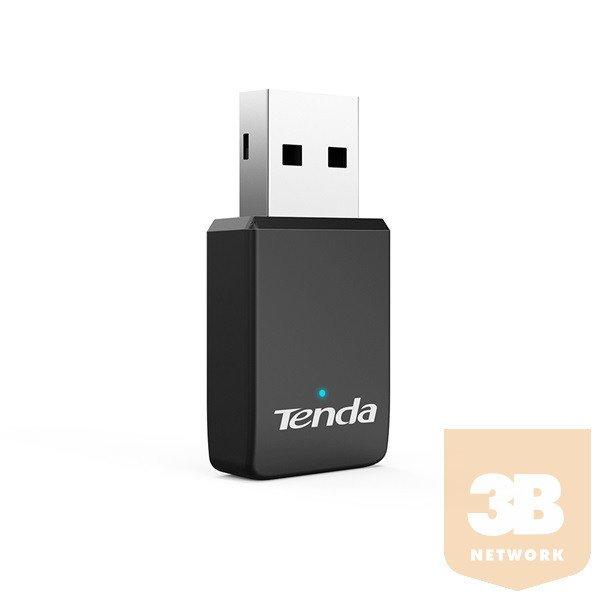 Tenda Hálózati adapter WiFi AC650 - U9 (USB3.0; 200Mpbs 2.4GHz + 433Mbps 5GHz)