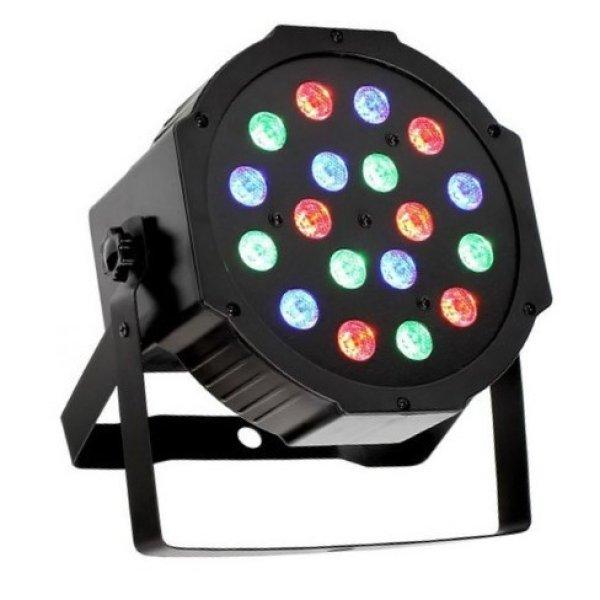 FTS LED 18x1W RGB Par Lámpa – Színpadi Világítás, DMX Vezérlés