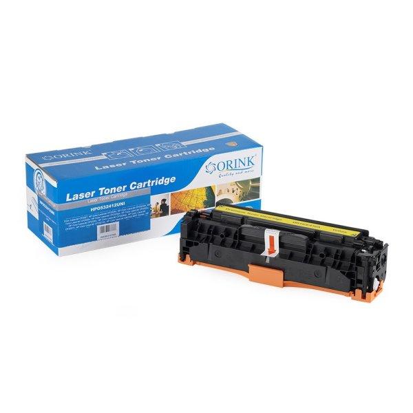 Utángyártott Hp CC532A/CE412A/CF382A/Canon crg718 toner yellow ORINK