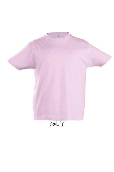 Gyerek IMPERIAL KIDS környakas rövid ujjú pamut póló, SOL'S SO11770,
Medium Pink-12A