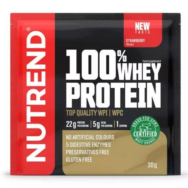 NUTREND 100% Whey Protein 30g Strawberry