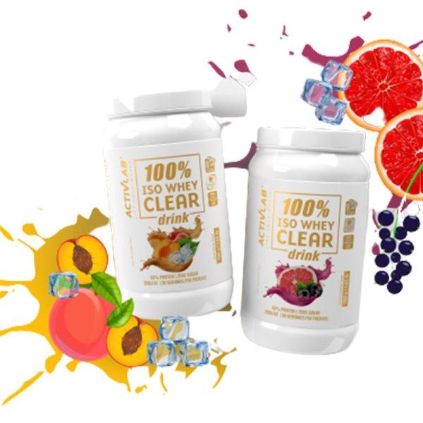 ACTIVLAB 100% ISO Whey Clear Drink 750g Peach Ice Tea