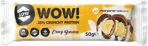 FORPRO WOW! 25% Crunchy Protein, Crazy Banana, 50 g