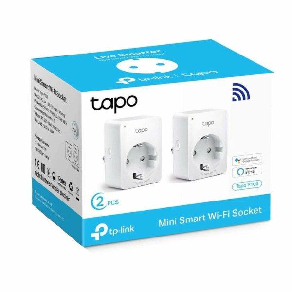 Intelligens dugó TP-Link Tapo P100 2-pack 2900W Wi-Fi 220 V 220-240 V 13 A 10 A
Fehér (2 uds) MOST 24966 HELYETT 17817 Ft-ért!