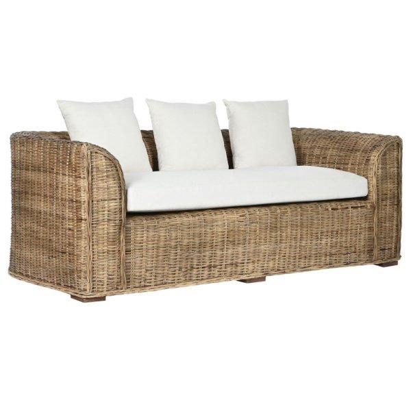 Kerti kanapé Home ESPRIT Fehér Barna Természetes Rattan 174 x 88 x 69 cm MOST
366722 HELYETT 235208 Ft-ért!