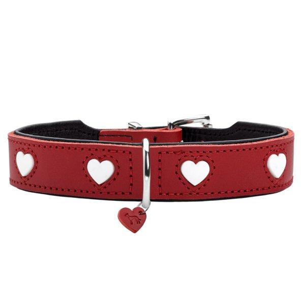 Nyakörv Hunter Love Piros S/M 38-44 cm MOST 34812 HELYETT 24563 Ft-ért!