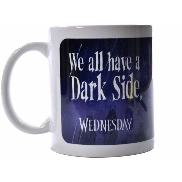 Taza Bögre Wednesday Dark Side Fehér 315 ml MOST 9335 HELYETT 5242 Ft-ért!