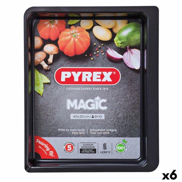 Kemencés ételeknek való tartó Pyrex Magic Négyszögletes Fém 6 egység 40
x 31 cm MOST 72586 HELYETT 54625 Ft-ért!