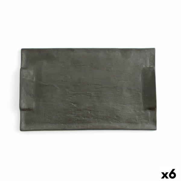 Snack tálca Quid Mineral Gres Fekete Kerámia 30 x 18 cm (6 egység) MOST 56027
HELYETT 42165 Ft-ért!