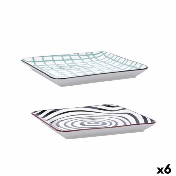 Snack tálca Bidasoa Zigzag Többszínű Kerámia 21 x 21 cm (6 egység) MOST
21060 HELYETT 14518 Ft-ért!
