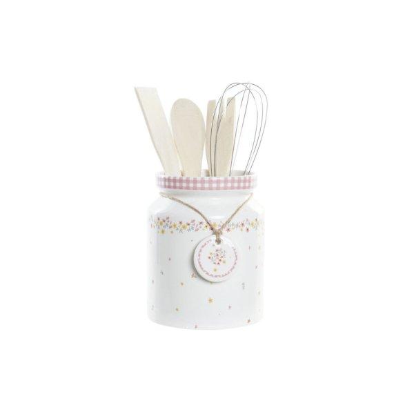 Konyhai kiegészítő készlet DKD Home Decor Dolomite Fa MDF 12 x 12 x 22 cm
цветя MOST 9467 HELYETT 5316 Ft-ért!
