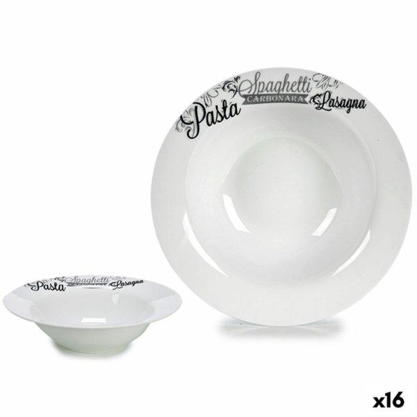 Tészta Tányér Fehér Fekete Porcelán 23 x 2 x 23 cm (16 egység) MOST 47636
HELYETT 32459 Ft-ért!