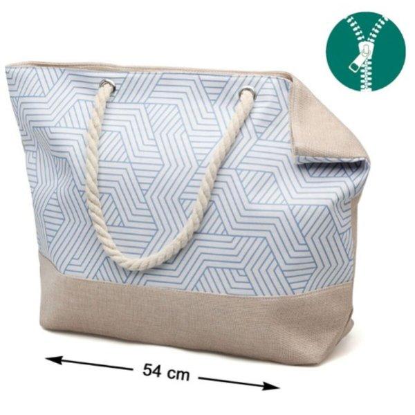 Kézitáska Kék Strand Geometrikus 54 x 36,5 x 14 cm MOST 4687 HELYETT 2456
Ft-ért!