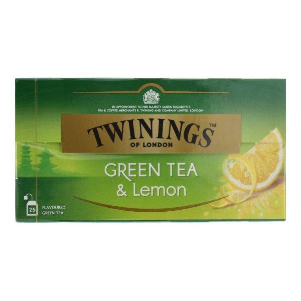 TWININGS ZÖLD-CITROMOS TEA 25 DB