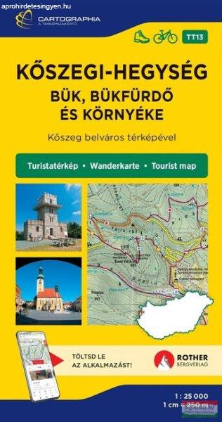 Kőszegi-hegység turistatérkép [TT13] 1:40000