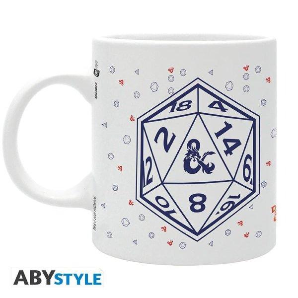 DUNGEONS & DRAGONS bögre (320 ml) - D20