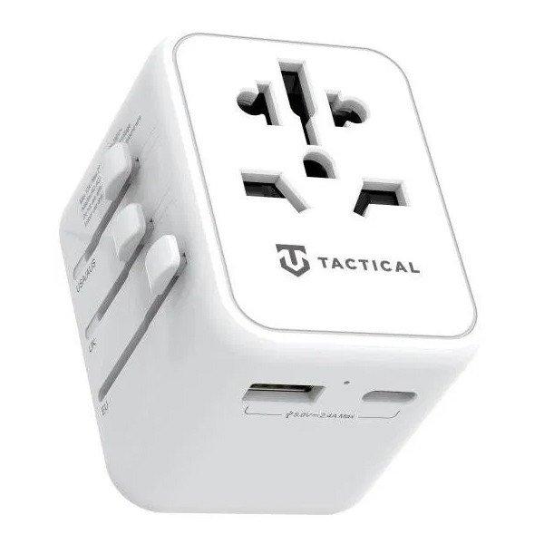 Tactical PTP utazási töltő adapter, fehér