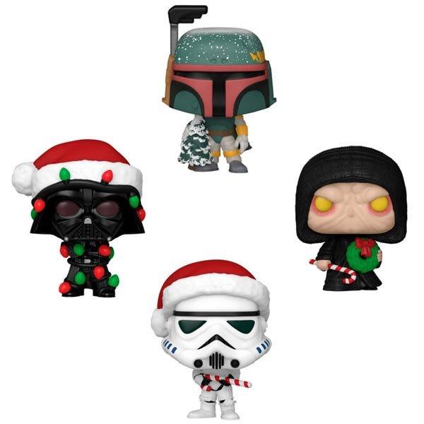 POP! 4-Pack: Tree Holiday Star Wars (Pocket POP!)