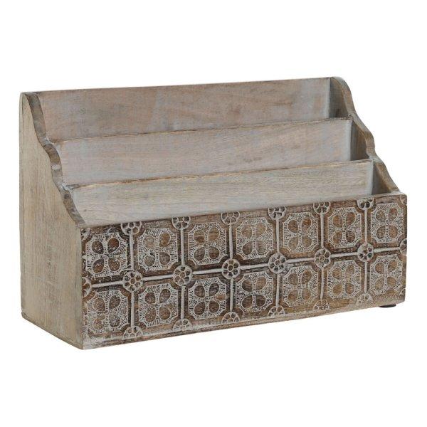 Többcélú rendszerező DKD Home Decor Fehér Természetes Mangófa 32 x 13 x
21 cm (12 egység) MOST 35864 HELYETT 20992 Ft-ért!