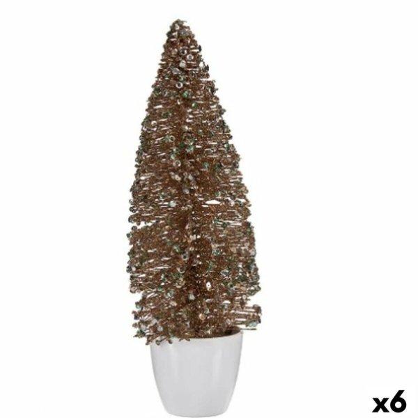 Dekoratív Figura Karácsonyfa Menta champagne Műanyag 10 x 33 x 10 cm (6
egység) MOST 30574 HELYETT 18759 Ft-ért!