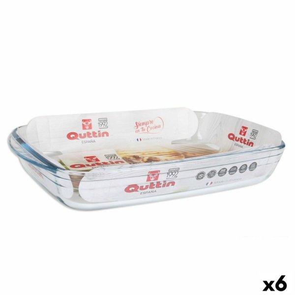 Kemencés ételeknek való tartó Quttin Átlátszó Üveg Négyszögletes 3 L
35,4 x 22 x 5,5 cm (6 egység) MOST 40234 HELYETT 23050 Ft-ért!