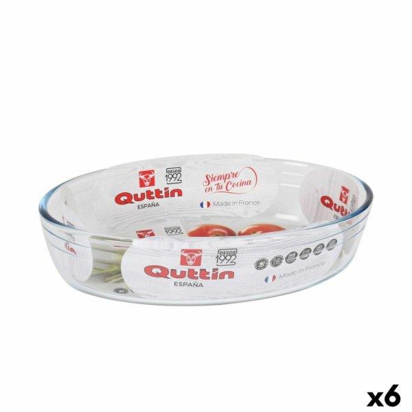 Kemencés ételeknek való tartó Quttin Üveg Ovális 1,8 L 26,2 x 17,8 x 6,1
cm (6 egység) MOST 25430 HELYETT 15502 Ft-ért!