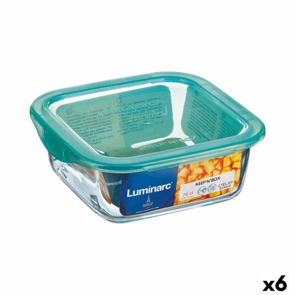 Négyzet alakú ebéd doboz fedéllel Luminarc Keep'n Lagon 10 x 5,4 cm
Türkizkék 380 ml Kétszínű Üveg (6 egység) MOST 17982 HELYETT 12402
Ft-ért!