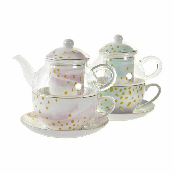 Edények DKD Home Decor Kristály Porcelán Rózsaszín Átlátszó Fehér Zöld
(2 egység) MOST 32453 HELYETT 18991 Ft-ért!