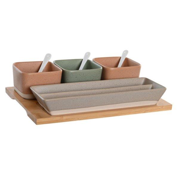 Röviditalos Szett DKD Home Decor 26 x 9 x 4 cm Porcelán Többszínű Bambusz 8
Darabok Skandináv MOST 29073 HELYETT 17015 Ft-ért!