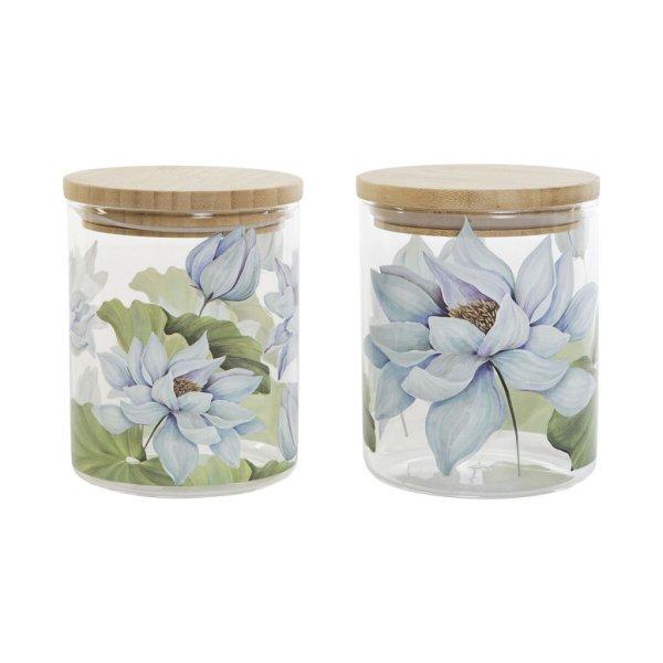 csónak DKD Home Decor Kék Fehér Zöld Természetes Szilikon Bambusz
Boroszilikát üveg 700 ml 10 x 10 x 13 cm (2 egység) MOST 7502 HELYETT 4489
Ft-ért!