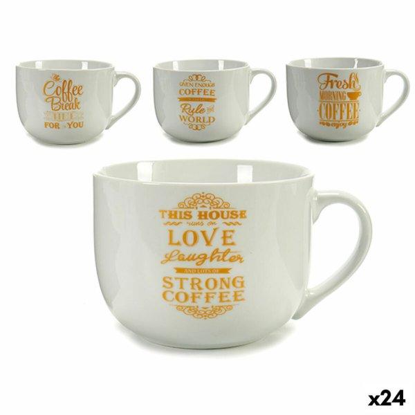чаша за чай Coffee Porcelán Aranysàrga Fehér 500 ml 24 egység MOST
45563 HELYETT 31045 Ft-ért!