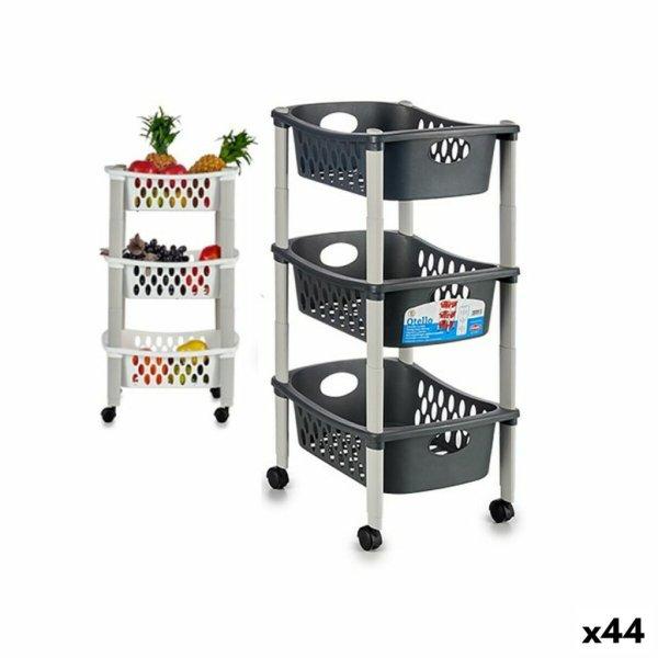 Növényi kocsi Stefanplast Fehér Antracit Műanyag 40 x 29,5 x 68,5 cm (44
Unidades) MOST 321600 HELYETT 253025 Ft-ért!
