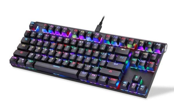 Motospeed CK101 Mechanikus gamer billentyűzet RGB (fekete)