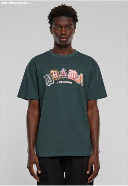 Mr. Tee Drama I choose Heavy Oversize Tee bottlegreen