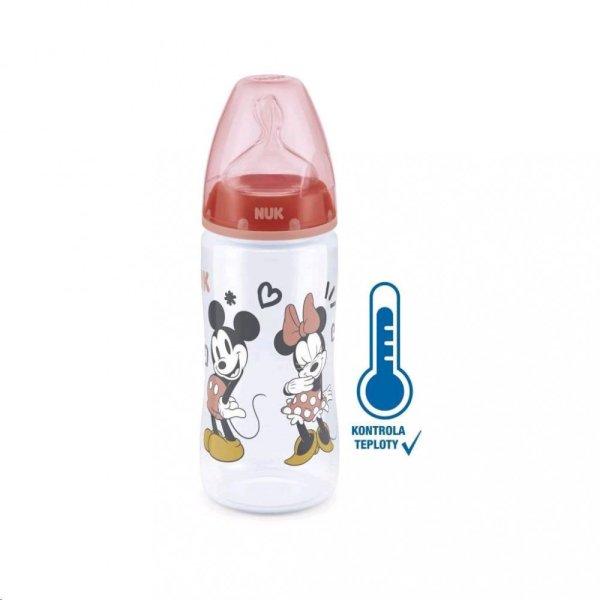 Baba tanuló itatópohár NUK Disney Mickey hőmérséklet jelzővel 300 ml
piros