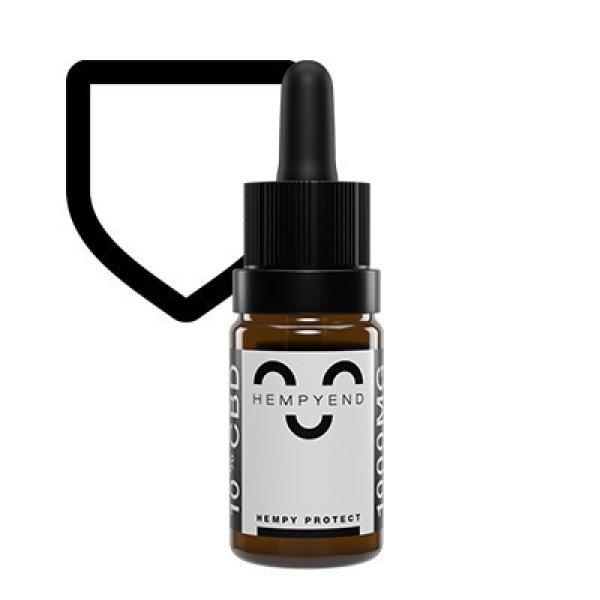 Hempyend Protect 10% / 1000mg CBD Teljes Spektrumú olaj Feketekömény olajjal,
Körömvirággal Ligetszépével 10ml MCT