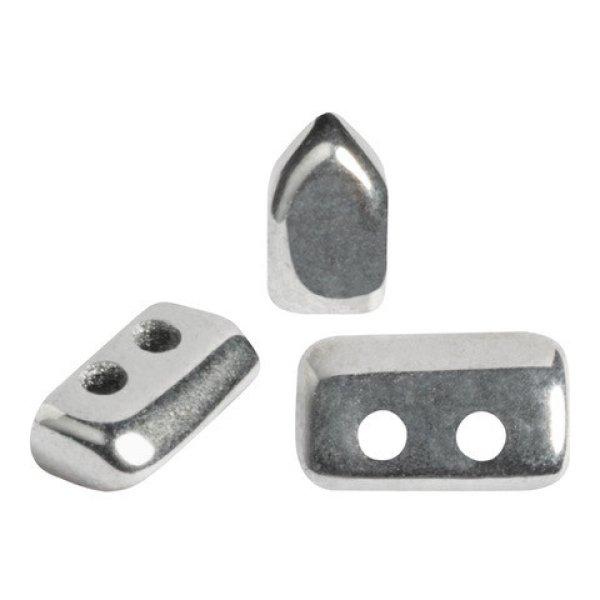 Piros® par Puca®gyöngy - Silver - 2x5 mm