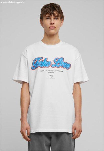 Mr. Tee F*ke L*ve Heavy Oversize Tee white